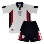Kid's Umbro England Home Soccer Jersey Kit(Jersey+Shorts) 1998 - soccerdealshop