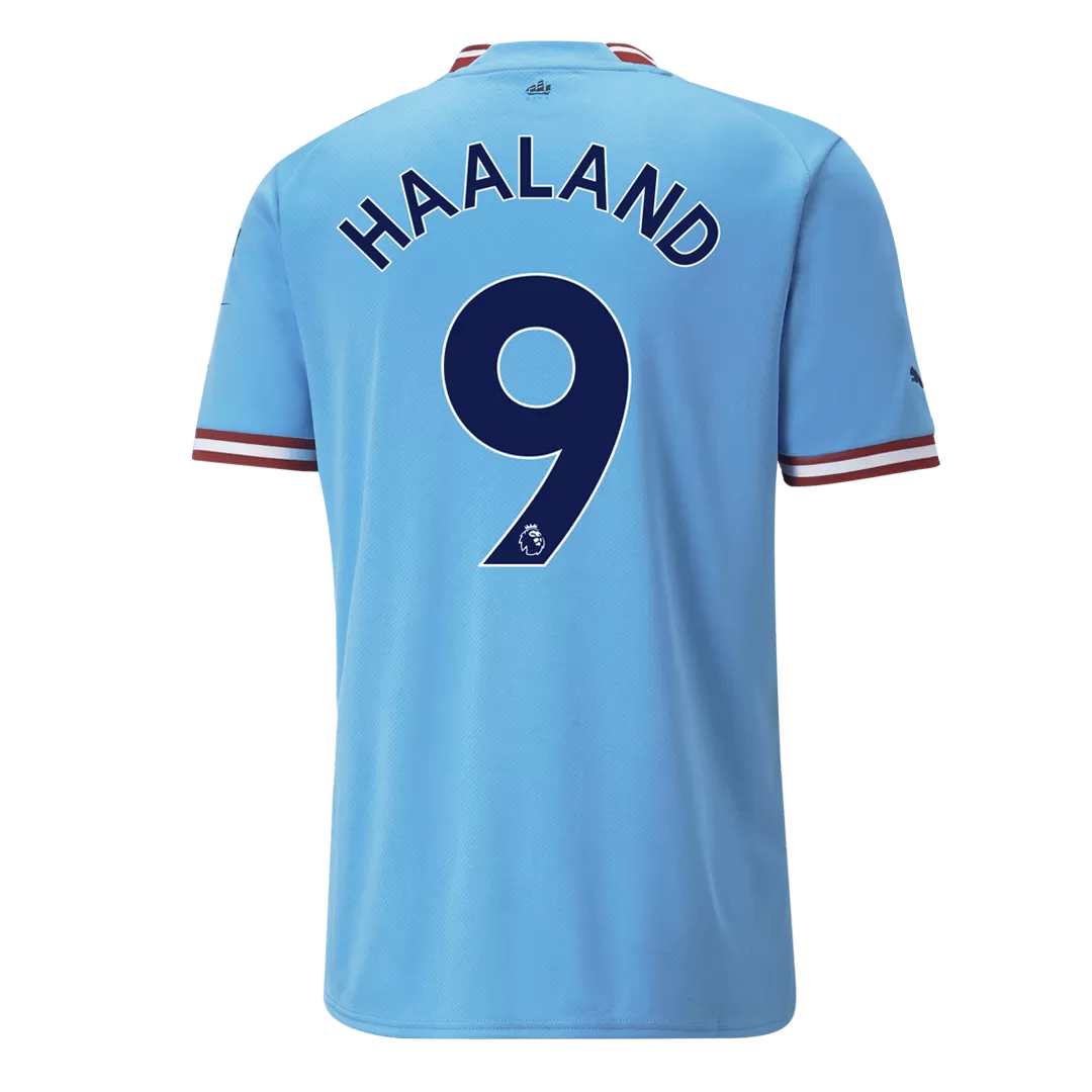 Replica Puma HAALAND #9 Manchester City Home Soccer Jersey 2022/23