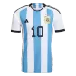 Replica Adidas Messi #10 Argentina Home Soccer Jersey 2022 - soccerdealshop