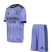Kid's Adidas Real Madrid Away Soccer Jersey Kit(Jersey+Shorts) 2022/23 - soccerdealshop