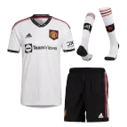 Adidas Manchester United Away Soccer Jersey Kit(Jersey+Shorts+Socks) 2022/23 - soccerdealshop
