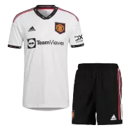 Adidas Manchester United Away Soccer Jersey Kit(Jersey+Shorts) 2022/23 - soccerdealshop