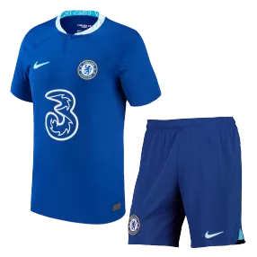 Chelsea Home Soccer Jersey Kit(Jersey+Shorts) 2022/23 - soccerdeal