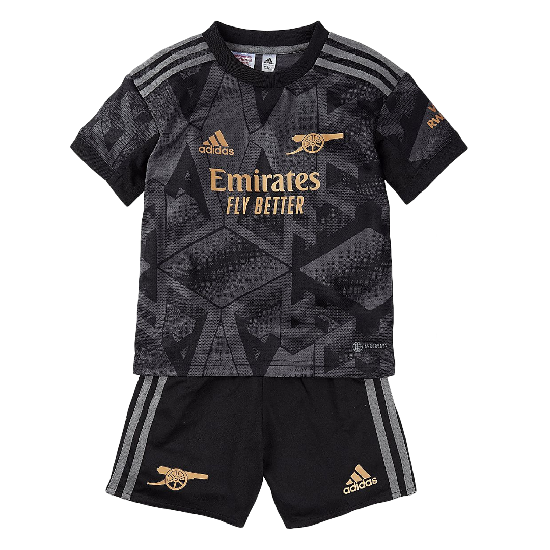 Kid's Adidas Arsenal Away Soccer Jersey Kit(Jersey+Shorts) 2022/23