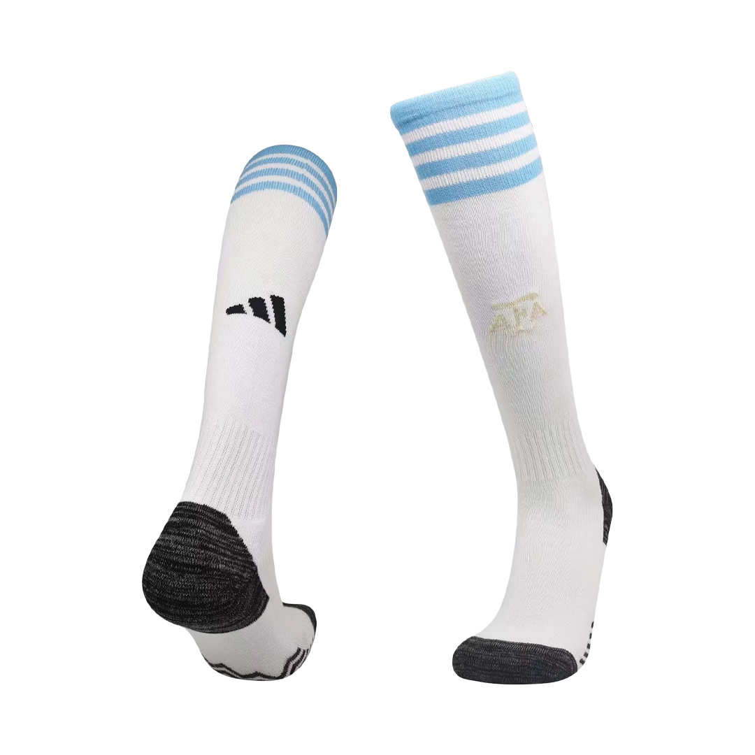 Kid's Argentina Home Soccer Socks 2022 - soccerdeal
