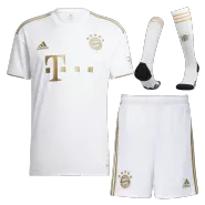 Adidas Bayern Munich Away Soccer Jersey Kit(Jersey+Shorts+Socks) 2022/23 - soccerdealshop