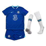 Kid's Nike Chelsea Home Soccer Jersey Kit(Jersey+Shorts+Socks) 2022/23 - soccerdealshop