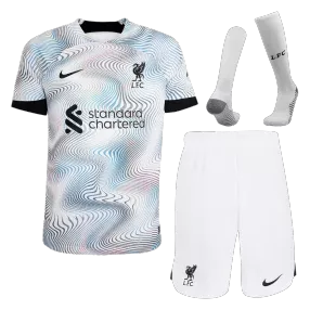 Liverpool Away Soccer Jersey Kit(Jersey+Shorts+Socks) 2022/23 - soccerdeal