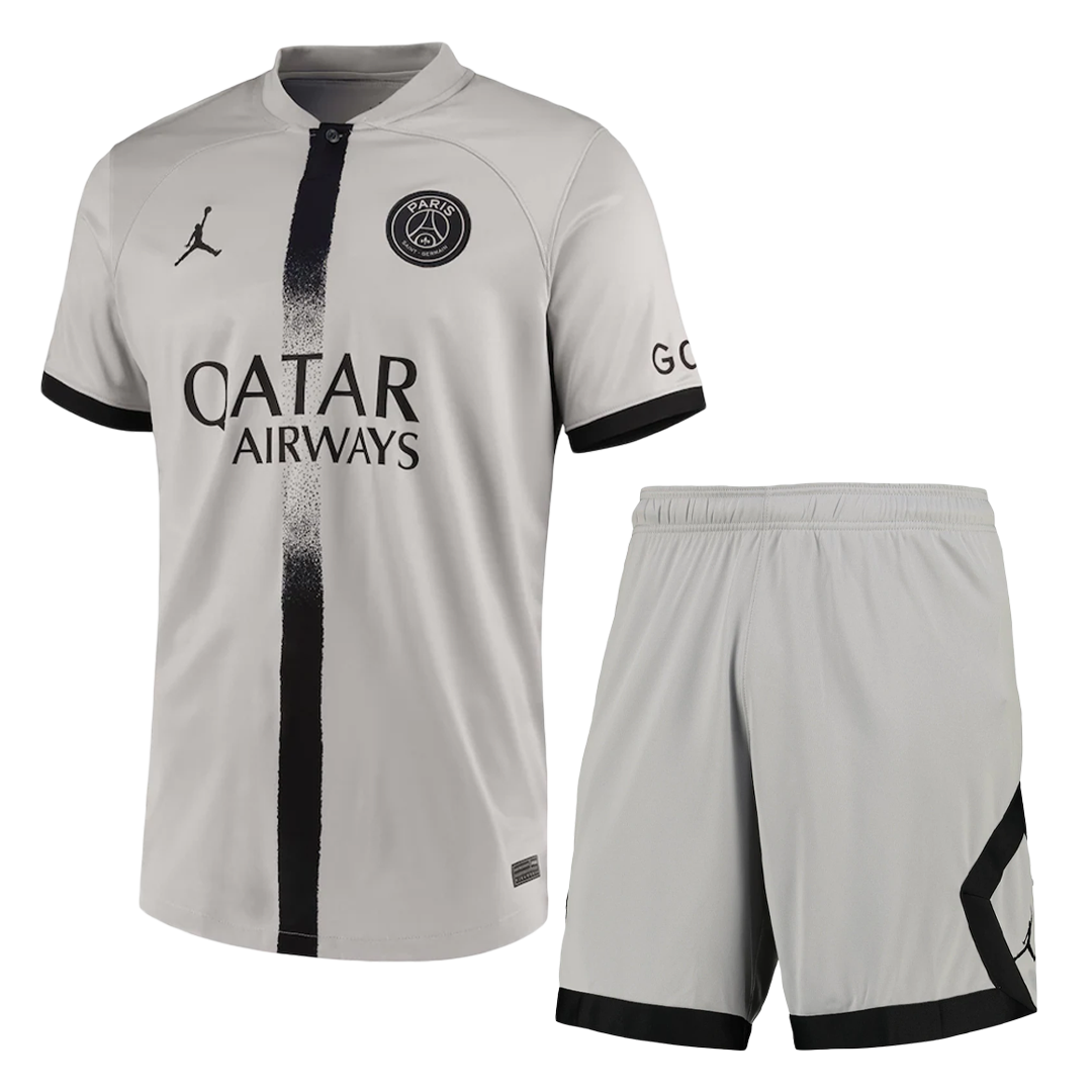 PSG Away Soccer Jersey Kit(Jersey+Shorts) 2022/23 - soccerdeal
