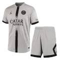 Jordan PSG Away Soccer Jersey Kit(Jersey+Shorts) 2022/23 - soccerdealshop