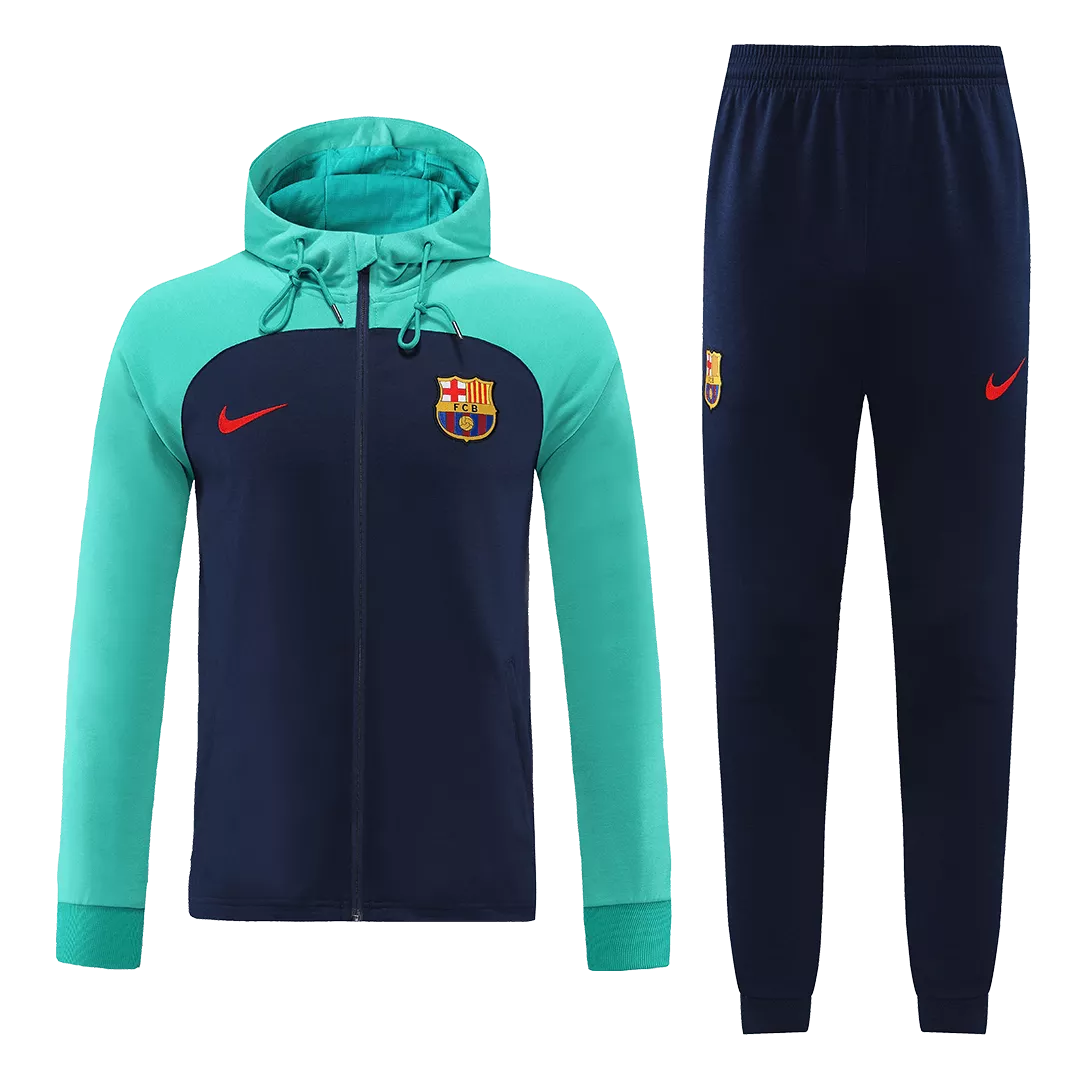 Nike Barcelona Hoodie Sweatshirt Kit(Top+Pants) 2022/23
