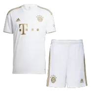Kid's Adidas Bayern Munich Away Soccer Jersey Kit(Jersey+Shorts) 2022/23 - soccerdealshop