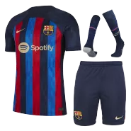 Kid's Nike Barcelona Home Soccer Jersey Kit(Jersey+Shorts+Socks) 2022/23 - soccerdealshop