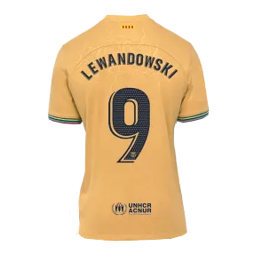 LEWANDOWSKI #9 Barcelona Away Soccer Jersey 2022/23 - soccerdeal