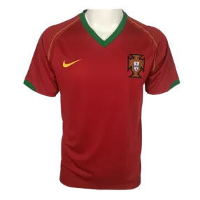 Retro 2006 Portugal Home Soccer Jersey - soccerdeal