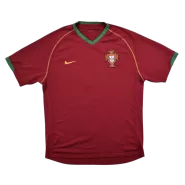 Retro 2006 Portugal Home Soccer Jersey - soccerdealshop
