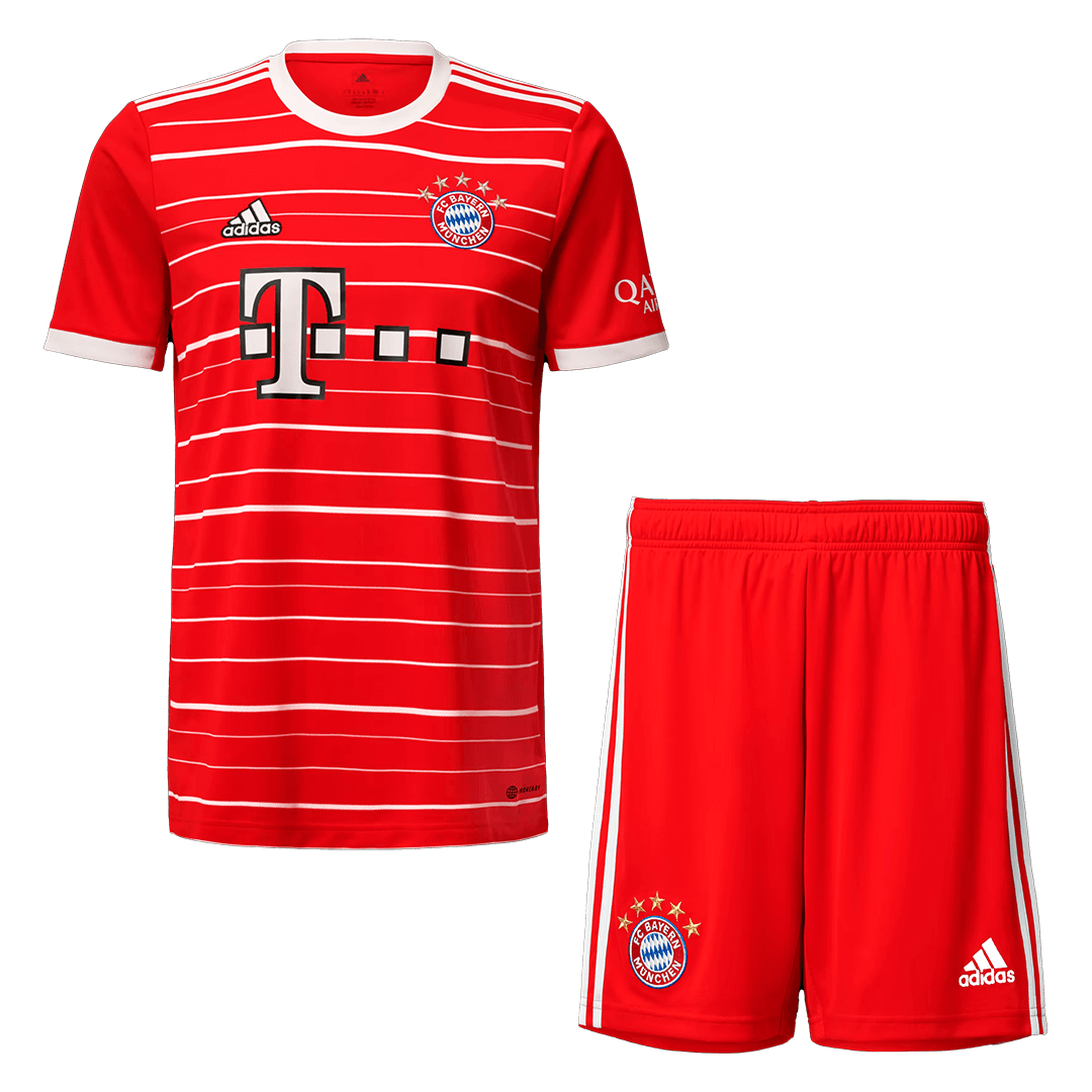 Kid's Bayern Munich Home Soccer Jersey Kit(Jersey+Shorts) 2022/23