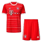 Kid's Adidas Bayern Munich Home Soccer Jersey Kit(Jersey+Shorts) 2022/23 - soccerdealshop