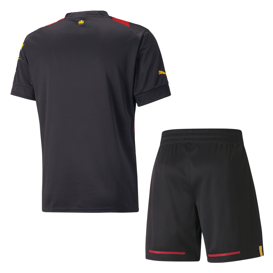 Manchester City Away Soccer Jersey Kit(Jersey+Shorts) 2022/23 - soccerdeal