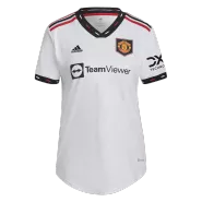Women's Replica Adidas Manchester United Away Soccer Jersey 2022/23 - soccerdealshop