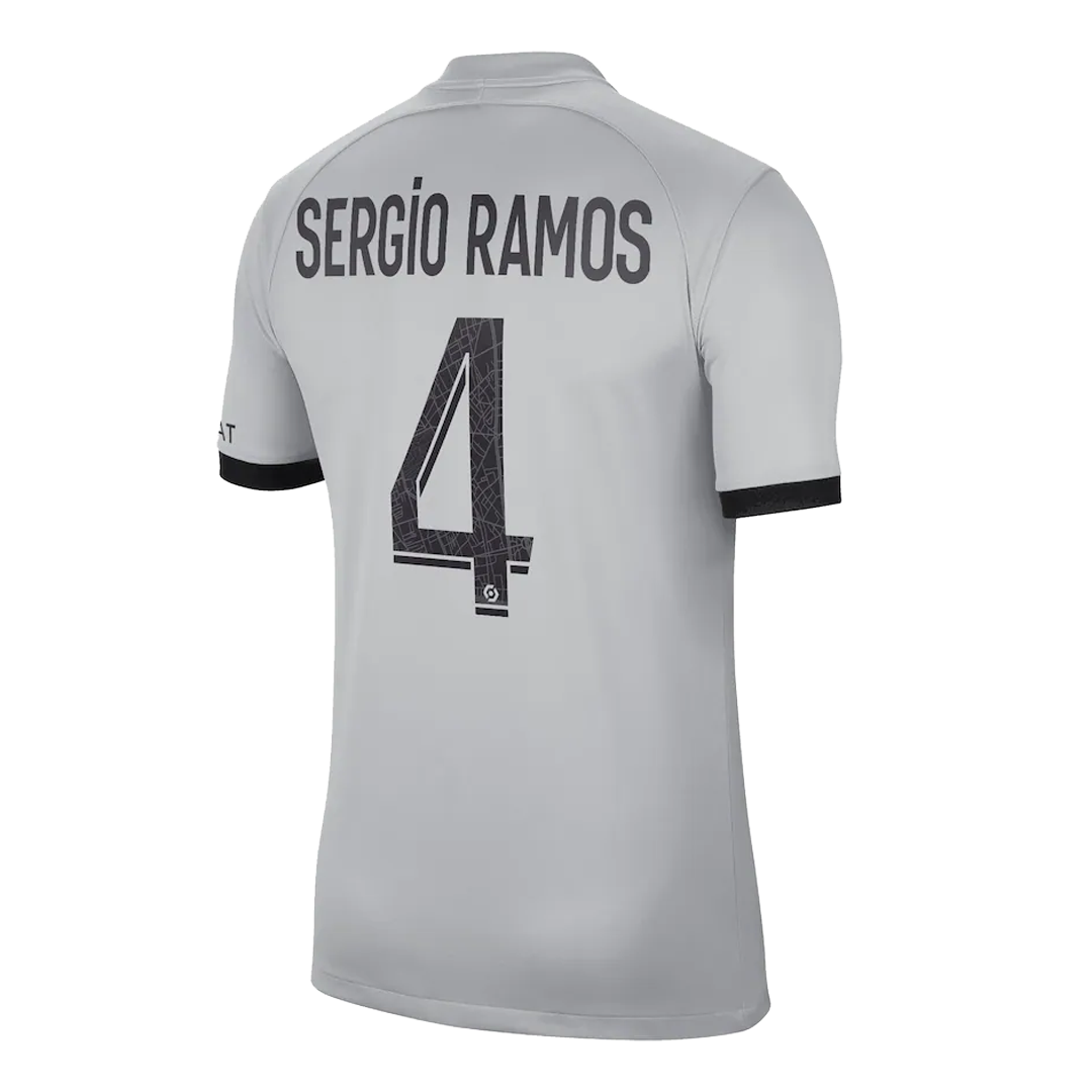 202122 PSG Away Jersey NO.4 SERGIO RAMOS Sportswear Algeria