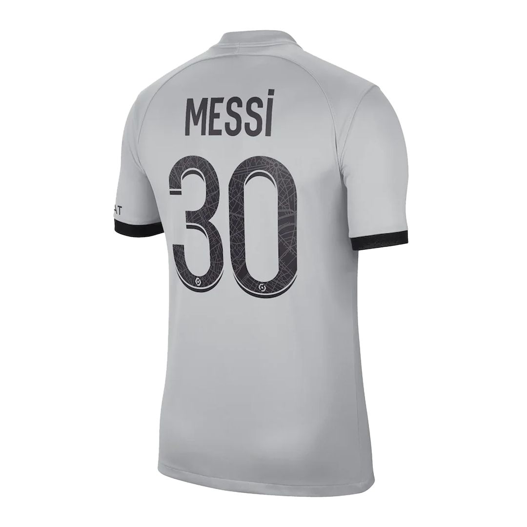 Jordan Paris Saint-Germain 2022-2023 Lionel Messi #30 Away Replica