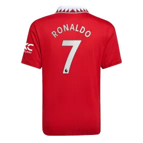 2008-2009 Manchester United Cristiano Ronaldo Home Jersey Long Sleeve UCL  badge – Champion F.C Retro Soccer Shirts