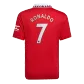 RONALDO #7 Manchester United Home Soccer Jersey 2022/23 - soccerdealshop