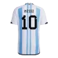 Authentic Messi #10 Argentina Home Soccer Jersey 2022 - soccerdeal