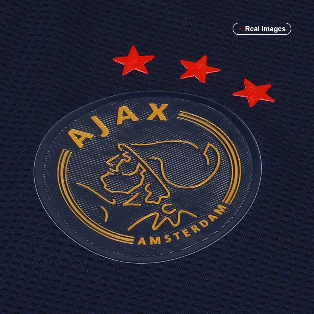 Ajax Adult 2022-23 Away Jersey w/ Eredivisie Champions Badge +