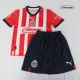 Kid's Chivas Home Soccer Jersey Kit(Jersey+Shorts) 2022/23 - soccerdeal