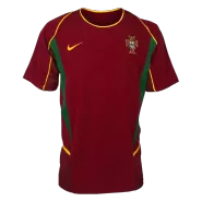 Retro 2002 Portugal Home Soccer Jersey - soccerdealshop