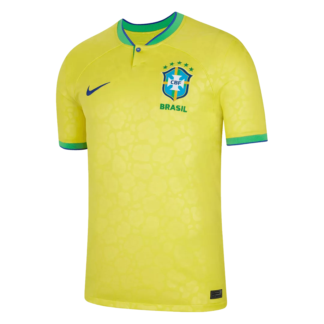 Brazil Home Soccer Jersey 2022