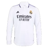 Authentic Real Madrid Home Long Sleeve Soccer Jersey 2022/23 - soccerdealshop