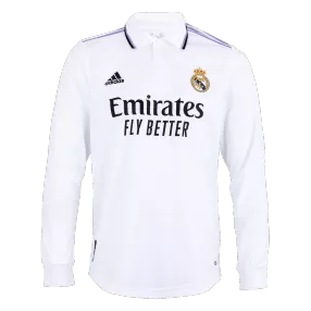 Authentic Real Madrid Home Long Sleeve Soccer Jersey 2022/23 - soccerdeal