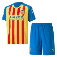 Kid's Valencia Third Away Soccer Jersey Kit(Jersey+Shorts) 2022/23 - soccerdealshop