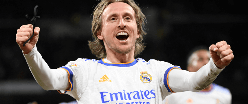 Kids white UKSoccershop Luka Modric Real Madrid Sports Training Jersey 