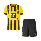 Kid's Puma Borussia Dortmund Home Soccer Jersey Kit(Jersey+Shorts) 2022/23 - soccerdealshop