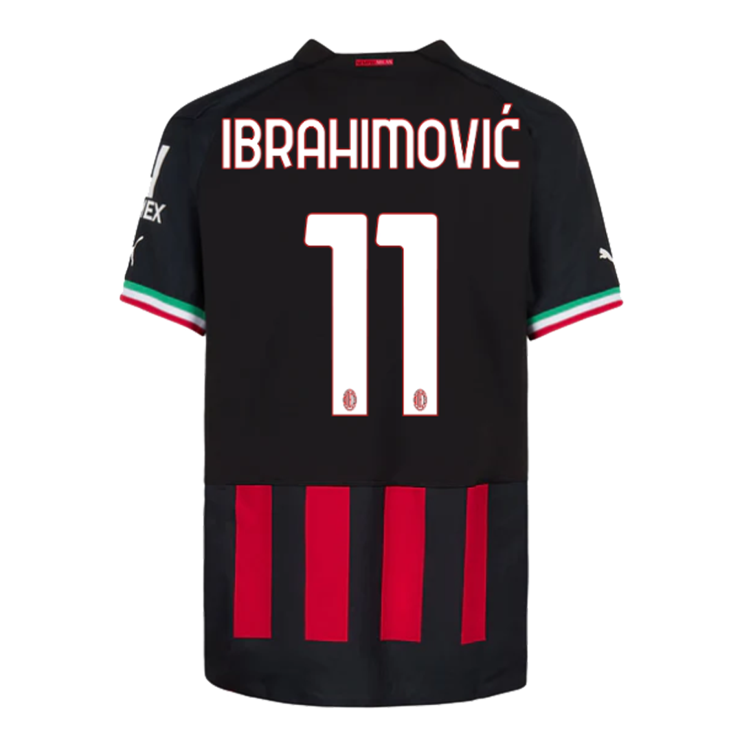 AC MILAN ITALY 2021 2022 HOME FOOTBALL SHIRT JERSEY MAGLIA #11