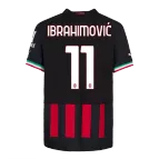 IBRAHIMOVIĆ #11 AC Milan Home Soccer Jersey 2022/23 - soccerdealshop