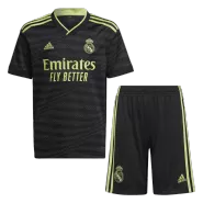 Kid's Real Madrid Third Away Soccer Jersey Kit(Jersey+Shorts) 2022/23 - soccerdealshop