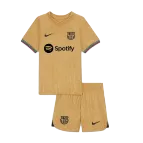 Kid's Barcelona Away Soccer Jersey Kit(Jersey+Shorts) 2022/23 - soccerdealshop