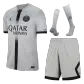 Kid's PSG Away Soccer Jersey Kit(Jersey+Shorts+Socks) 2022/23 - soccerdealshop