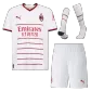 AC Milan Away Soccer Jersey Kit(Jersey+Shorts+Socks) 2022/23 - soccerdealshop