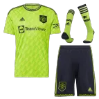 Manchester United Third Away Soccer Jersey Kit(Jersey+Shorts+Socks) 2022/23 - soccerdealshop