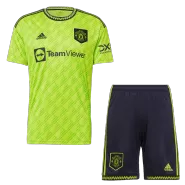 Manchester United Third Away Soccer Jersey Kit(Jersey+Shorts) 2022/23 - soccerdeal