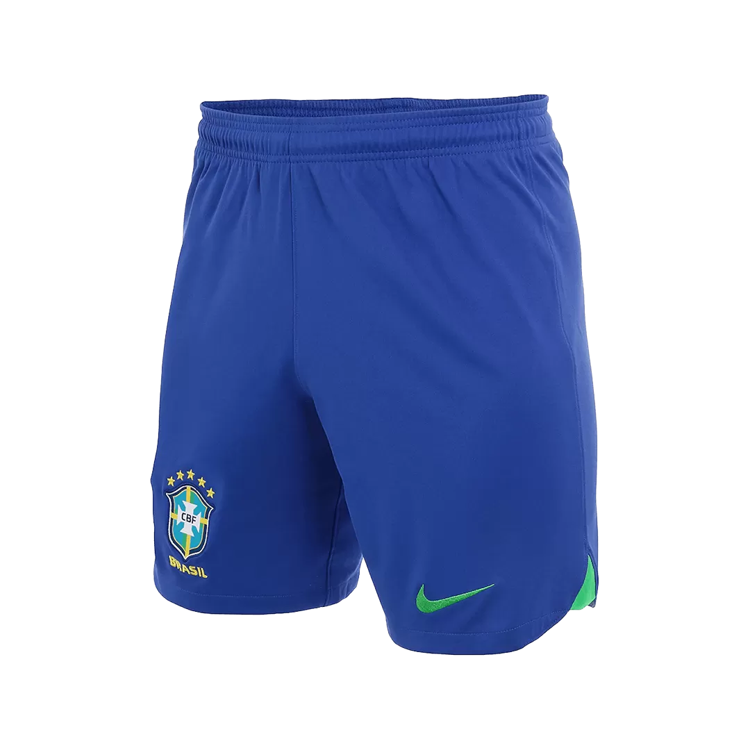 Brazil Away Soccer Jersey Kit(Jersey+Shorts) 2022