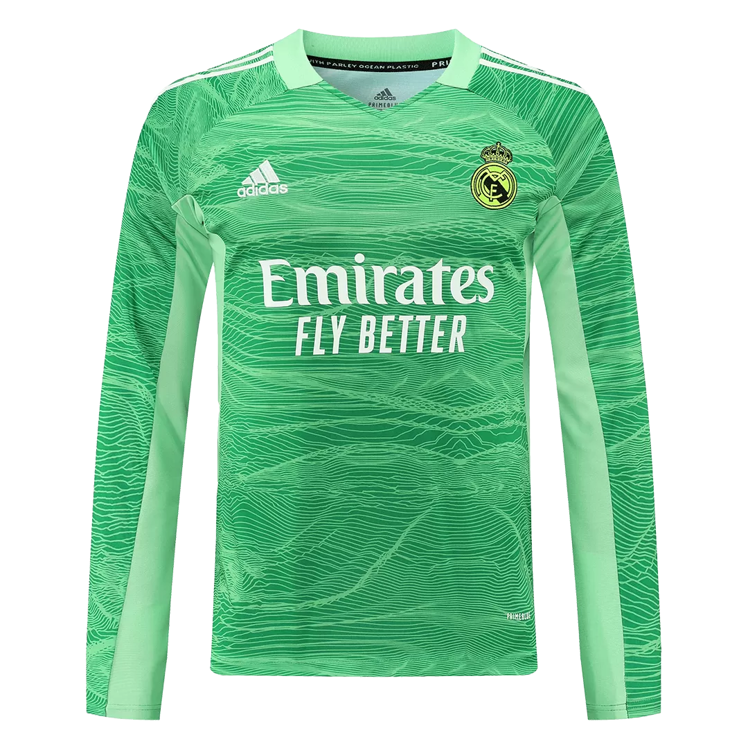 Real Madrid Goalkeeper Long Sleeve Soccer Jersey 2021/22