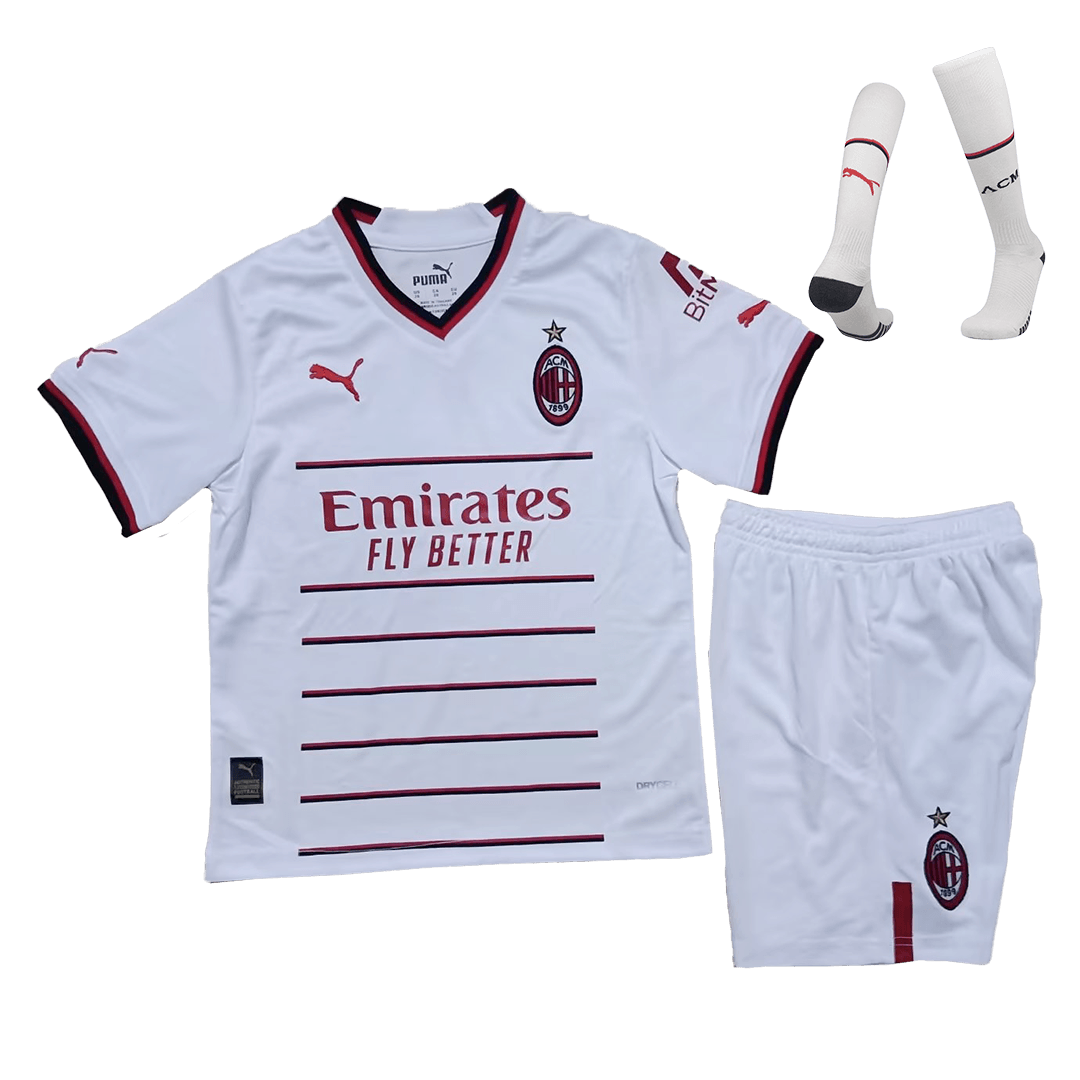 2022/23 Ac Milan Soccer Away THEO 19 White Replica Jersey