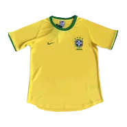 Retro 2000 Brazil Home Soccer Jersey - soccerdeal